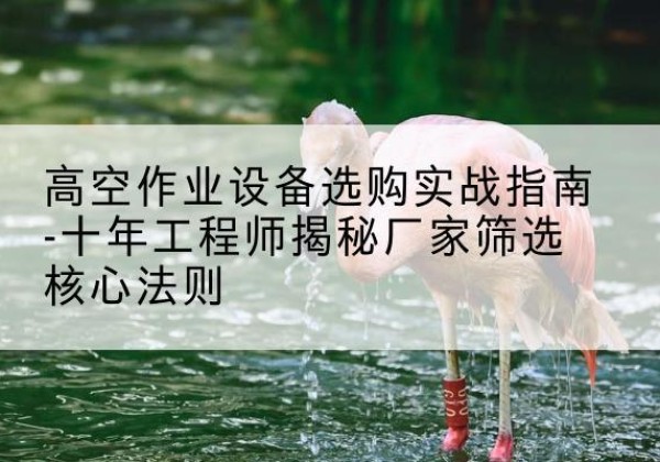 古塔剪叉式升降机厂家-高空作业设备选购实战指南-十年工程师揭秘厂家筛选核心法则